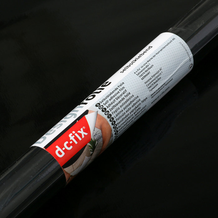 Dekorplast Svart Blank 2 m x 67,5 cm D-c-fix